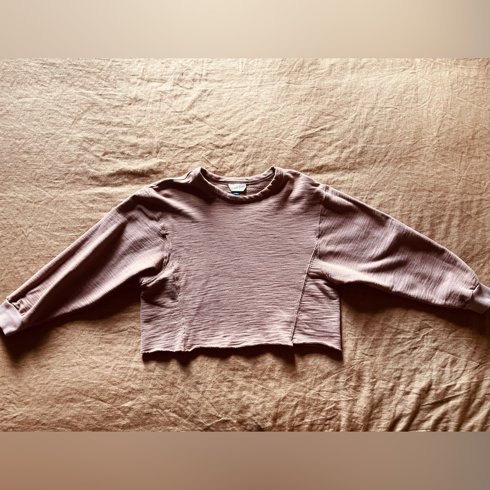 Universal threads, cropped sweatshirt, size, medium, color rust
